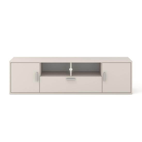 מזנון טלוויזיה BLANCA 150 עם תאורת RGB, קשמיר