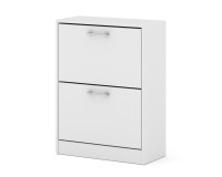 Shoe cabinet ADA 60 cm, 2 tilt compartments, white mat Shoe cabinet ADA 60 cm, 2 tilt compartments, white mat