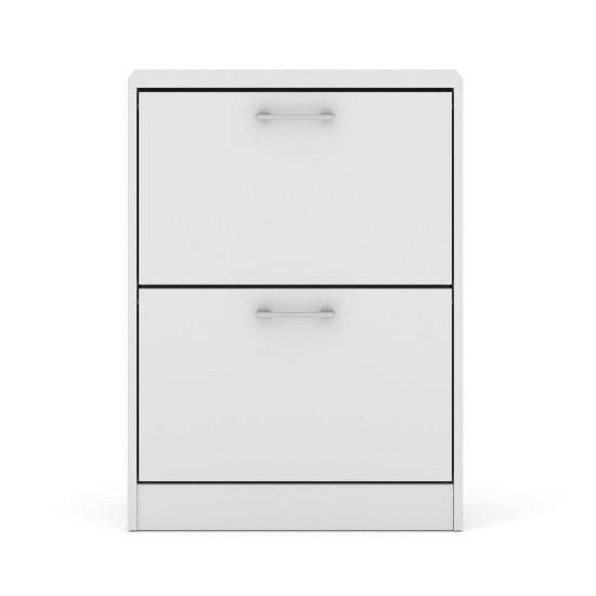 Shoe cabinet ADA 60 cm, 2 tilt compartments, white mat Shoe cabinet ADA 60 cm, 2 tilt compartments, white mat