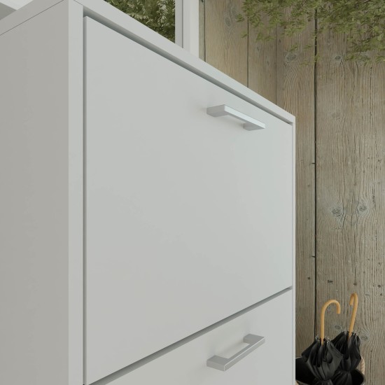 Shoe cabinet ADA 60 cm, 2 tilt compartments, white mat Shoe cabinet ADA 60 cm, 2 tilt compartments, white mat