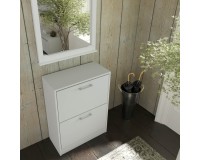 Shoe cabinet ADA 60 cm, 2 tilt compartments, white mat Shoe cabinet ADA 60 cm, 2 tilt compartments, white mat
