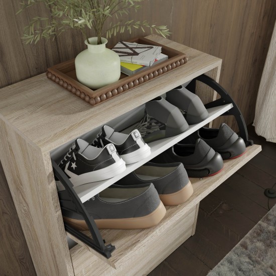 Shoe cabinet ADA 60 cm, 2 tilt compartments, sonoma oak Shoe cabinet ADA 60 cm, 2 tilt compartments, sonoma oak