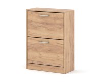 Shoe cabinet ADA 60 cm, 2 tilt compartments, golden craft oak Shoe cabinet ADA 60 cm, 2 tilt compartments, golden craft oak