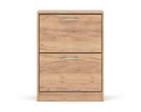 Shoe cabinet ADA 60 cm, 2 tilt compartments, golden craft oak Shoe cabinet ADA 60 cm, 2 tilt compartments, golden craft oak