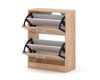 Shoe cabinet ADA 60 cm, 2 tilt compartments, golden craft oak Shoe cabinet ADA 60 cm, 2 tilt compartments, golden craft oak