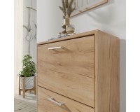 Shoe cabinet ADA 60 cm, 2 tilt compartments, golden craft oak Shoe cabinet ADA 60 cm, 2 tilt compartments, golden craft oak