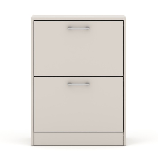 Shoe cabinet IGA 60 cm, 2 tilt compartments, cashmere Shoe cabinet IGA 60 cm, 2 tilt compartments, cashmere