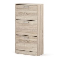 Shoe cabinet ADA 60 cm, 3 tilt compartments, sonoma oak