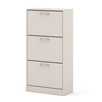 Shoe cabinet IGA 60 cm, 3 tilt compartments, cashmere
