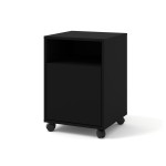 Mobile pedestal BIMOTION on castors, black matt