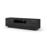 מזנון טלוויזיה AURA 150, שחור עם תבליט Sahara