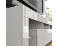 מזנון טלוויזיה BIM 160, לבן מט עם לבן מבריק מזנון טלוויזיה BIM 160, לבן מט עם לבן מבריק