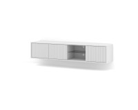 TV unit MITA 156 cm wall hung, white matt TV unit MITA 156 cm wall hung, white matt