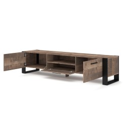 TV unit NUKA 200 cm on legs, Grange oak