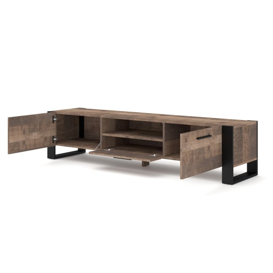 TV unit NUKA 200 cm on legs, Grange oak