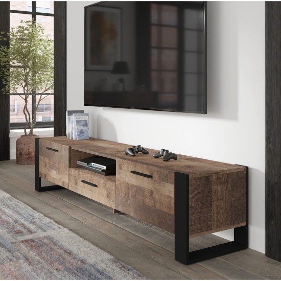 TV unit NUKA 200 cm on legs, Grange oak