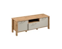 INDYGO TV Unit 138 cm, beige with Wotan oak