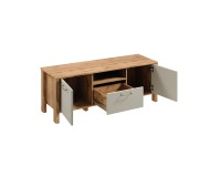 INDYGO TV Unit 138 cm, beige with Wotan oak