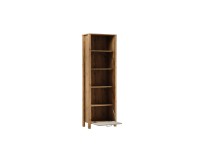 INDYGO Shelving Unit 66 cm, beige with Wotan oak
