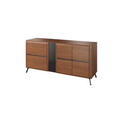 Комод JANTAR, 3 дверцы, 160 см, на металлических ножках
