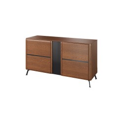 Комод JANTAR, 2 дверцы, 140 см, на металлических ножках