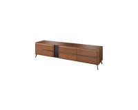 שידת טלוויזיה JANTAR עם 2 דלתות ו-2 מגירות, 220, על רגלי מתכת שידת טלוויזיה JANTAR עם 2 דלתות ו-2 מגירות, 220, על רגלי מתכת