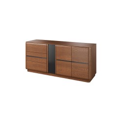 Комод JANTAR, 2 дверцы и 3 ящика, 160 см, на цоколе