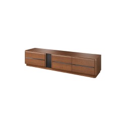 Тумба под ТВ JANTAR, 2 дверцы и 2 ящика, 220 см, на цоколе