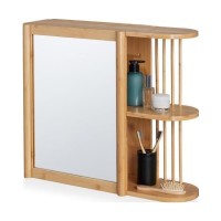 SRG1 Bamboo Mirror Cabinet, 62 cm