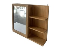 SRG5 Mirror Shelf Unit, Open and Closed Sections SRG5 Mirror Shelf Unit, Open and Closed Sections