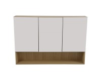 SRG25 Mirror Cabinet with Three Doors, 100 cm SRG25 Mirror Cabinet with Three Doors, 100 cm
