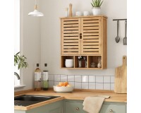 Showing image for SR223 Louvred Cabinet, 2 Shelves and 3 Compartments SR223 Louvred Cabinet, 2 Shelves and 3 Compartments Furniture, Kitchen and bathroom furniture, Bamboo furniture, Bathroom furniture, Wall Shelves and Cabinets image