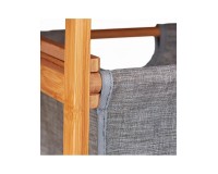 SR314 Laundry Basket Unit with Three Shelves, Bamboo Furniture, Kitchen and bathroom furniture, Bamboo furniture, Bathroom furniture image