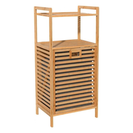 Showing image for SR315 Bathroom Cabinet with Built In Laundry Basket SR315 Bathroom Cabinet with Built In Laundry Basket Furniture, Kitchen and bathroom furniture, Bamboo furniture, Bathroom furniture image