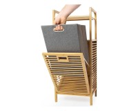 Showing image for SR315 Bathroom Cabinet with Built In Laundry Basket SR315 Bathroom Cabinet with Built In Laundry Basket Furniture, Kitchen and bathroom furniture, Bamboo furniture, Bathroom furniture image