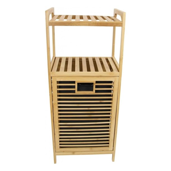 Showing image for SR315 Bathroom Cabinet with Built In Laundry Basket SR315 Bathroom Cabinet with Built In Laundry Basket Furniture, Kitchen and bathroom furniture, Bamboo furniture, Bathroom furniture image
