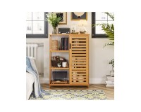 SR334 Bamboo Bathroom Unit, 66 cm, Three Shelves image