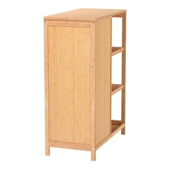 SR334 Bamboo Bathroom Unit, 66 cm, Three Shelves image