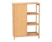 SR334 Bamboo Bathroom Unit, 66 cm, Three Shelves image