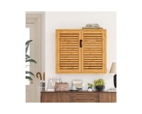 Showing image for SR336 Two Door Wall Cabinet, Bamboo, 59 cm SR336 Two Door Wall Cabinet, Bamboo, 59 cm Furniture, Kitchen and bathroom furniture, Bamboo furniture, Bathroom furniture, Wall Shelves and Cabinets image