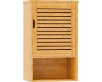 SR339 Bamboo Wall Cabinet with Open Shelf image