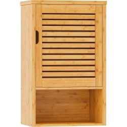 SR339 Bamboo Wall Cabinet with Open Shelf SR339 Bamboo Wall Cabinet with Open Shelf