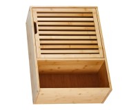 SR339 Bamboo Wall Cabinet with Open Shelf image