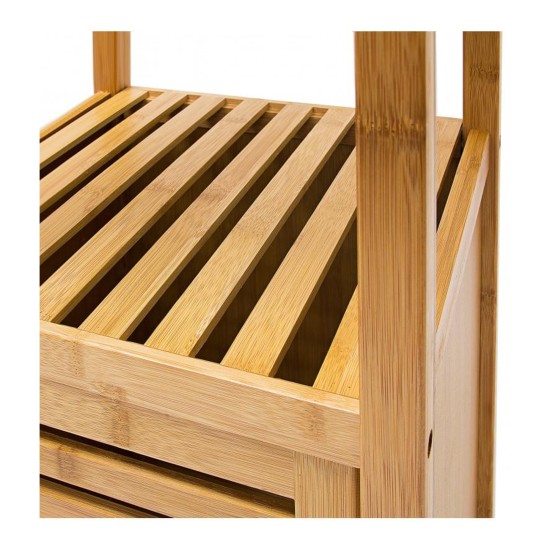 Showing image for SR414 Narrow Bamboo Bathroom Cabinet, 36 cm SR414 Narrow Bamboo Bathroom Cabinet, 36 cm Furniture, Kitchen and bathroom furniture, Bamboo furniture, Bathroom furniture image