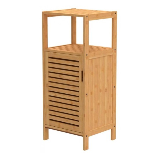 Showing image for SR414 Narrow Bamboo Bathroom Cabinet, 36 cm SR414 Narrow Bamboo Bathroom Cabinet, 36 cm Furniture, Kitchen and bathroom furniture, Bamboo furniture, Bathroom furniture image