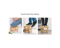 SRB3 Bamboo Bathroom Stool with Shelf Furniture, Kitchen and bathroom furniture, Bamboo furniture, Bathroom furniture image