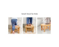 SRB3 Bamboo Bathroom Stool with Shelf Furniture, Kitchen and bathroom furniture, Bamboo furniture, Bathroom furniture image