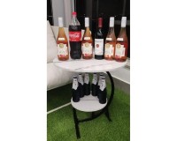 Журнальный столик Riva двухъярусный (белый / чёрный) Журнальный столик Riva двухъярусный (белый / чёрный)