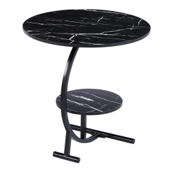 Riva Two Tier Coffee Table (White / Black) Riva Two Tier Coffee Table (White / Black)