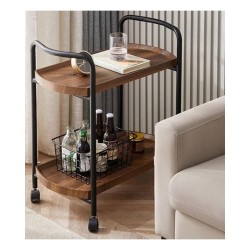 Elephant Side Table on Castors (Oak)